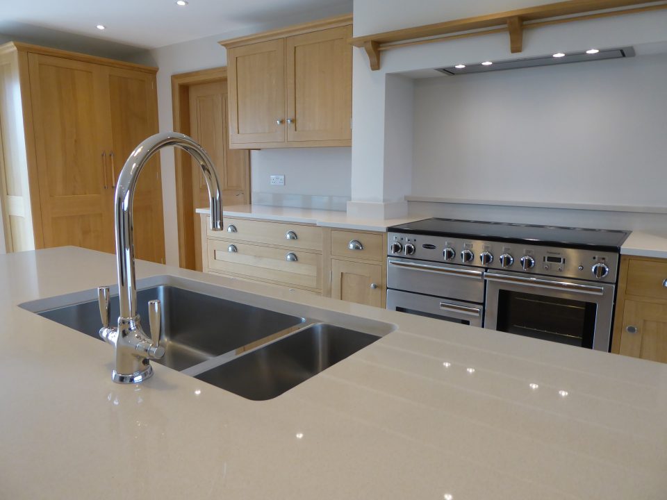 Spacious Family Kitchen in Quarter-Sawn Oak